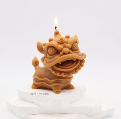 Free shipping | Chinese dragon candle | Chinese new year 2024 candle| sculptural candle | housewarming | abstract candle |