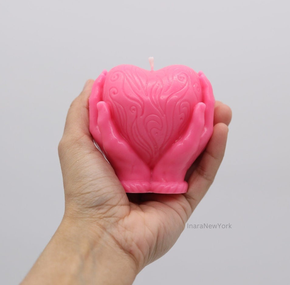 heart shaped candle | valentines candle| love candle | sculptural candle | handmade | wedding gift | custom