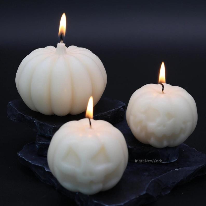 large pumpkin candle | Halloween décor | fall candle | sculptural candle | handmade candle | pumpkin shaped candle