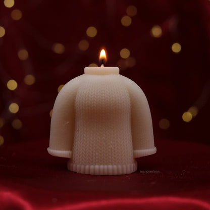 winter sweater candle | Christmas décor | housewarming | holiday gifts| custom holiday gifts| custom Christmas gift | snowman