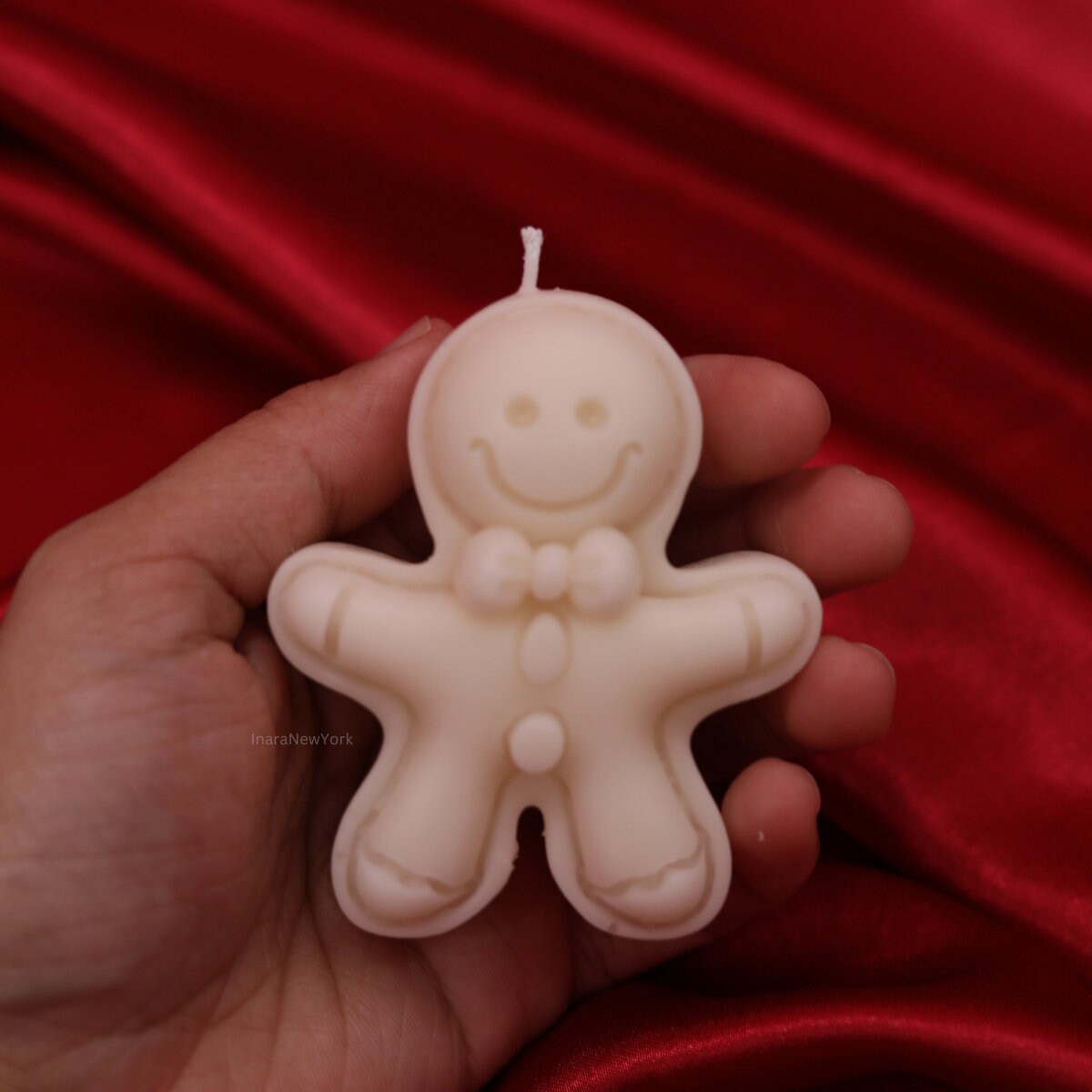 Ginger bread man candle | Christmas décor | housewarming | holiday gifts| custom holiday gifts| custom Christmas gift | snowman