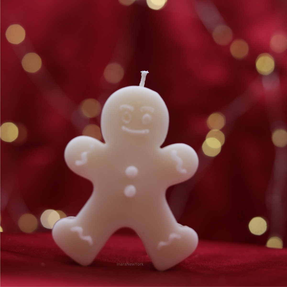 Ginger bread man candle | Christmas décor | housewarming | holiday gifts| custom holiday gifts| custom Christmas gift | snowman