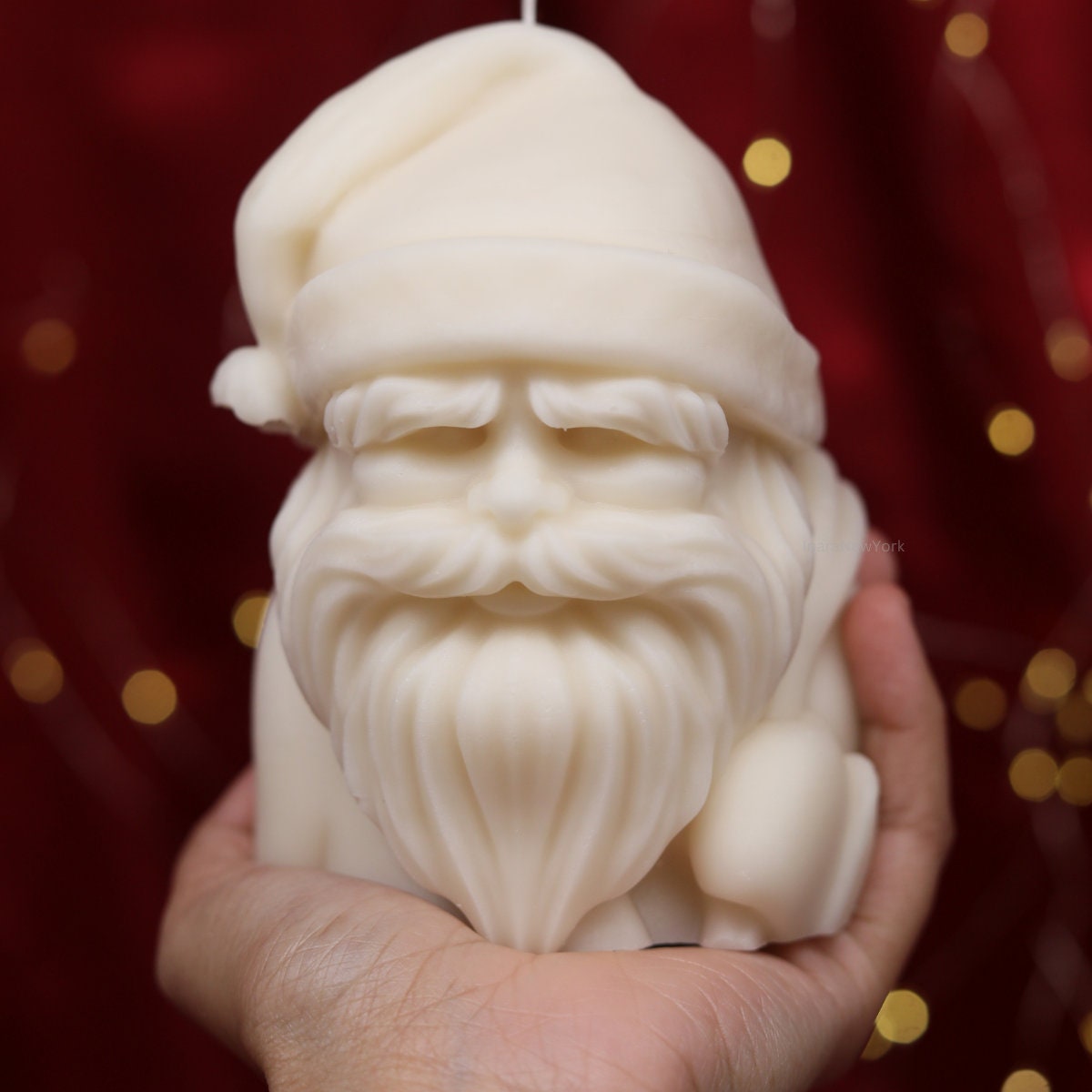 Christmas Santa candle | Christmas décor | Santa candle | custom holiday gifts| custom Christmas gift |Santa clause| Grinch