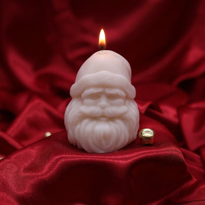 Christmas Santa candle | Christmas décor | Santa candle | custom holiday gifts| custom Christmas gift |Santa clause| Grinch