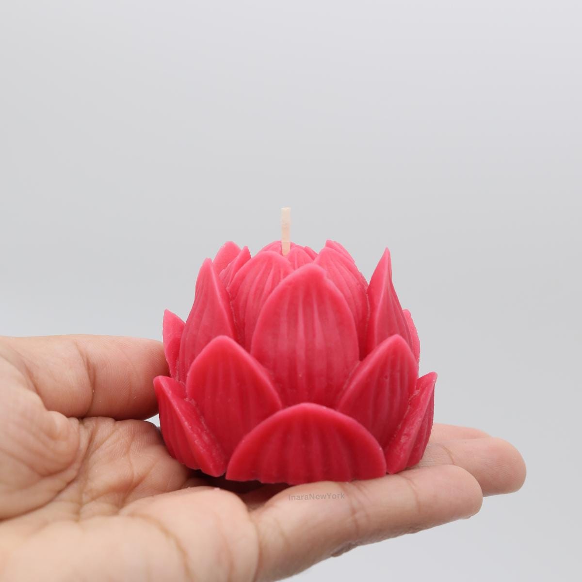 lotus Flower shaped candle | wedding candle | sculptural candle | housewarming candle | handmade candle | peony candle |