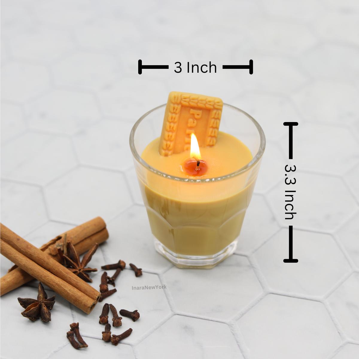 chai candle | chai samosa| Diwali gift | indian décor | Indian candle | housewarming | puja gift| desi gifts | samosa candle | mithai candle