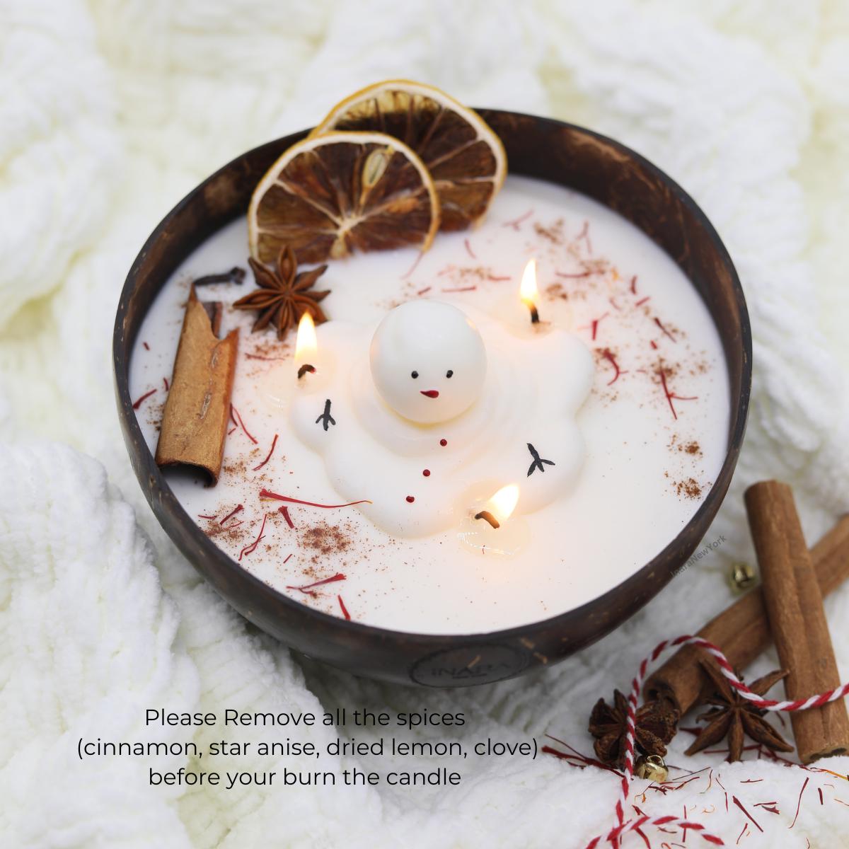 Enchanting Winter Wonderland Candle | Coconut Candle |Christmas candle| holiday gift | Frasier fir | snowman candle | custom scented candle