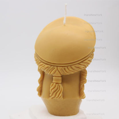 Hera bust candle | sculptural candle | handmade candle | aesthetic candle | 3d custom candle | elegant roman Greek sculpture candles