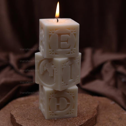 Eid Candle: Handmade Soy Wax Ramadan Decor