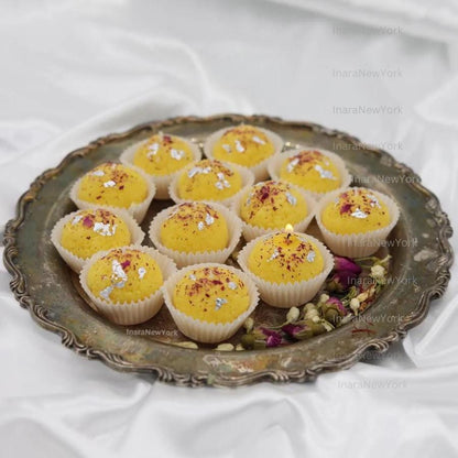 Mini pack - Mithai candles | Party favors | Personalized Labels | Desi candles