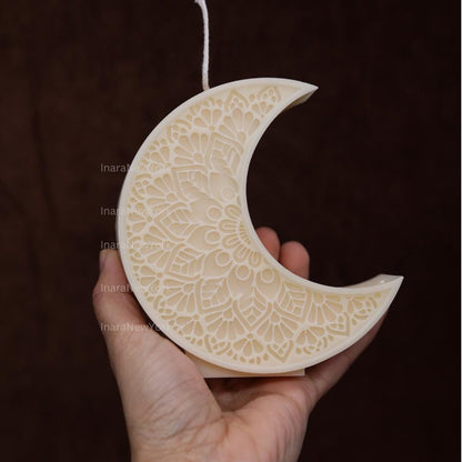 Eid Moon Soy Candle: Ramadan Decor, Islamic Gift