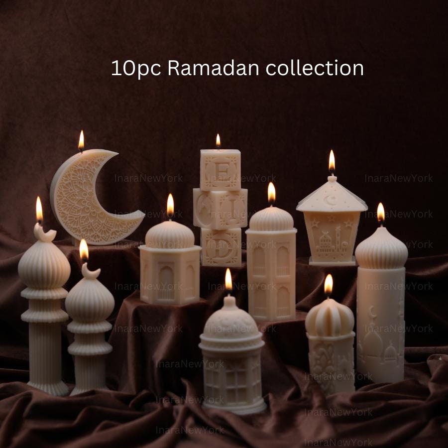 Ramadan Candle | Muslim Decor | Eid Mubarak | Eid Decor | Mosque Shaped Candle | Islamic Candle | Eid Gift Idea | Islam | Ramadan Decor