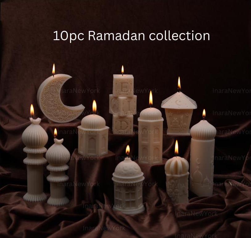 Ramadan Candle | Muslim Decor | Eid Mubarak | Eid Decor | Mosque Shaped Candle | Islamic Candle | Eid Gift Idea | Islam | Ramadan Decor