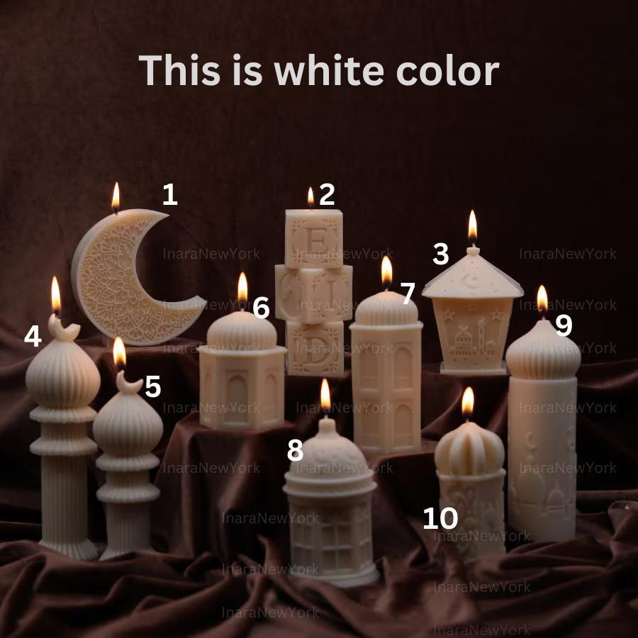Handmade Soy Ramadan Candle: Islamic Home Decor