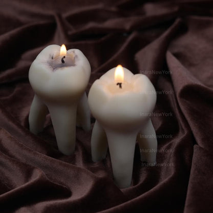 Large Tooth Candle / Giant Tooth / Unique Candles / Pillar Candles / Edgy Candles / Dentist / Dentistry