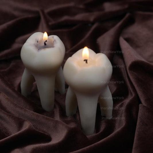 Large Tooth Candle / Giant Tooth / Unique Candles / Pillar Candles / Edgy Candles / Dentist / Dentistry