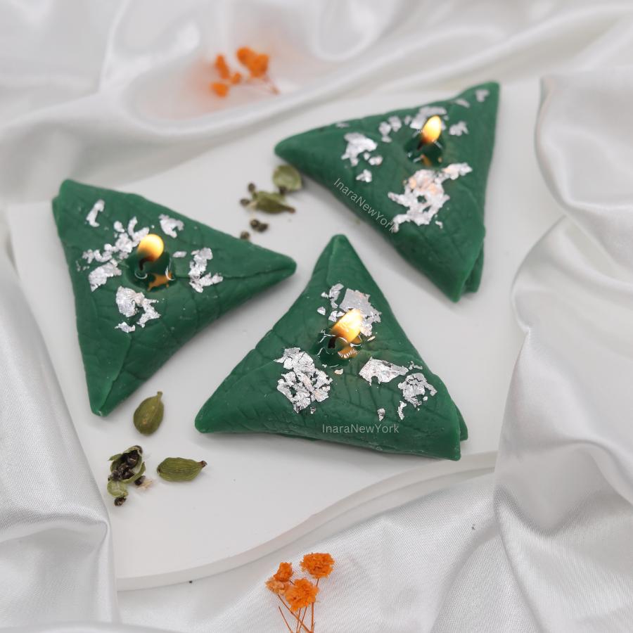 meetha paan 3pcs candle | indian dessert candle | chai candle | indian décor | Indian candle | housewarming | Diwali gift|