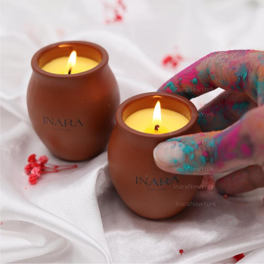 Thandai candle |holi gift | indian décor | Indian candle | housewarming | puja gift| desi gifts | samosa candle | mithai candle