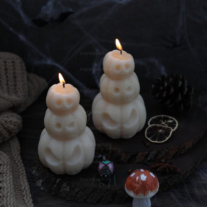 Pumpkin shaped candle | Halloween décor | sculptural candle | housewarming | handmade candle | pumpkin candle