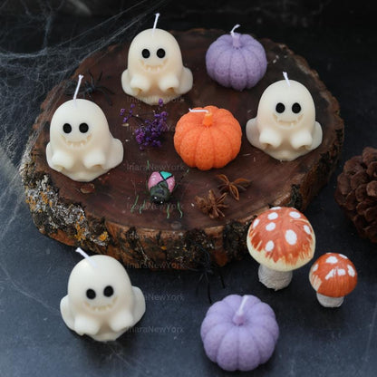 Spooky Ghost Monster Halloween Candle , Ghost Candles | Halloween Ghosts | Spooky Candles | Autumn Candles | Autumn Decoration | Fall |
