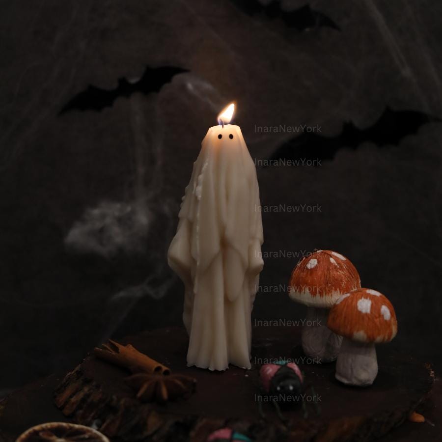 Tall Ghost Candles | Halloween Ghosts | Spooky Candles | Autumn Decor | Autumn Decoration | Fall | Halloween Candles | Soy wax