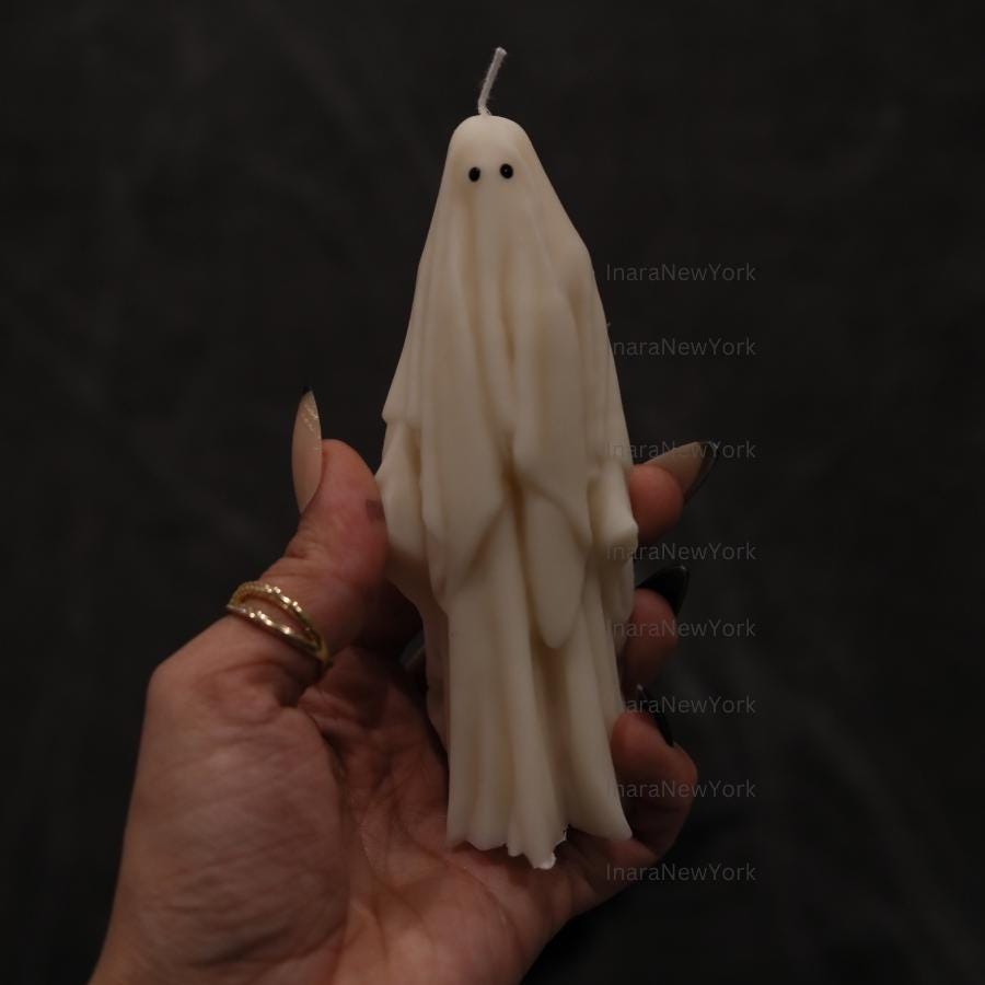 Tall Ghost Candles | Halloween Ghosts | Spooky Candles | Autumn Decor | Autumn Decoration | Fall | Halloween Candles | Soy wax