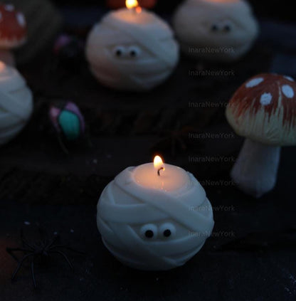Mummy Candle| Mummy Ghost Candle |Halloween Candles| Unique Candle|Ghost Candle| Unique Gift| Cool Candle| Autumn Candles |Soy candle