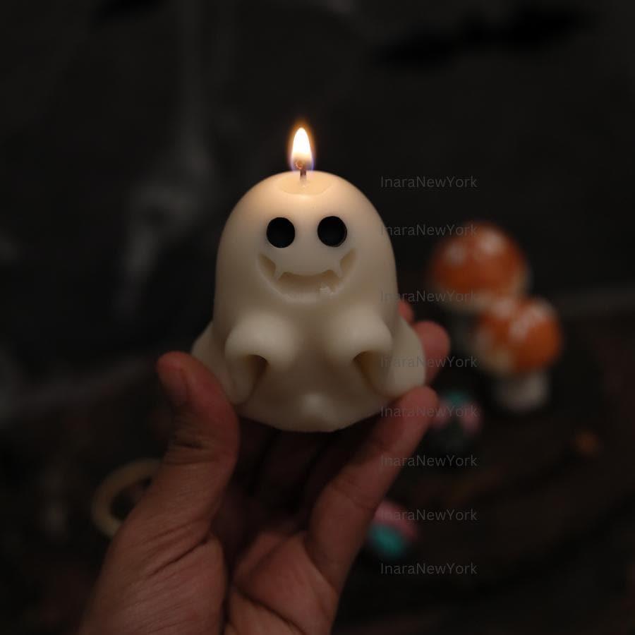 SPOOKY Ghost Candles | Halloween Ghosts | Spooky Candles | Autumn Candles | Autumn Decoration | Fall | Halloween Candles | soy wax