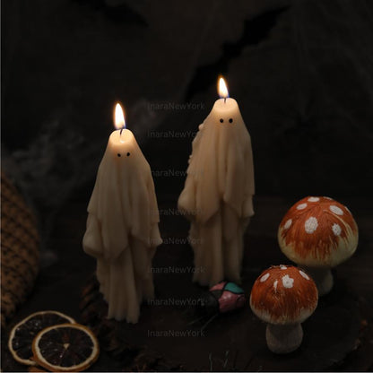 Tall Ghost Candles | Halloween Ghosts | Spooky Candles | Autumn Decor | Autumn Decoration | Fall | Halloween Candles | Soy wax