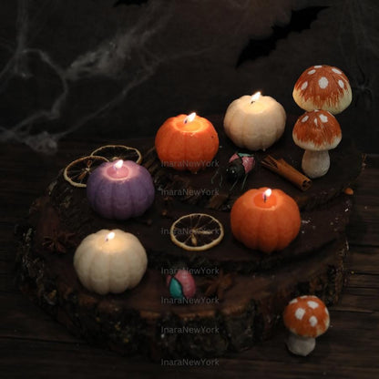 PUMPKIN CANDLE décor | fall candle | sculptural candle | housewarming | handmade candle | pumpkin shaped candle