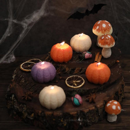 PUMPKIN CANDLE décor | fall candle | sculptural candle | housewarming | handmade candle | pumpkin shaped candle
