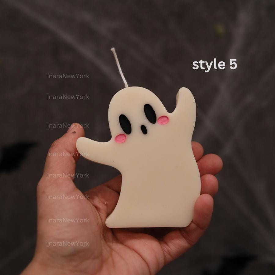 Ghost Soy Candle: Halloween Decor, Fall Home Decor