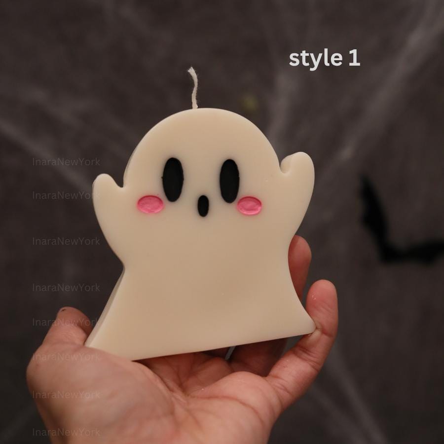 Ghost Soy Candle: Halloween Decor, Fall Home Decor