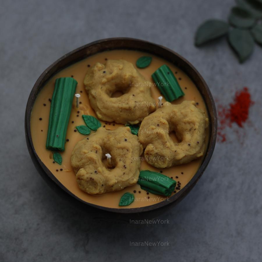 South indian vada sambhar candle- diwali candle- indian candle- diwali gifts- Indian dessert candle-Indian food- indian décor