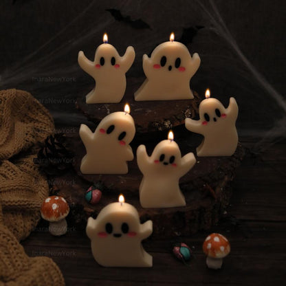 Ghost Soy Candle: Halloween Decor, Fall Home Decor