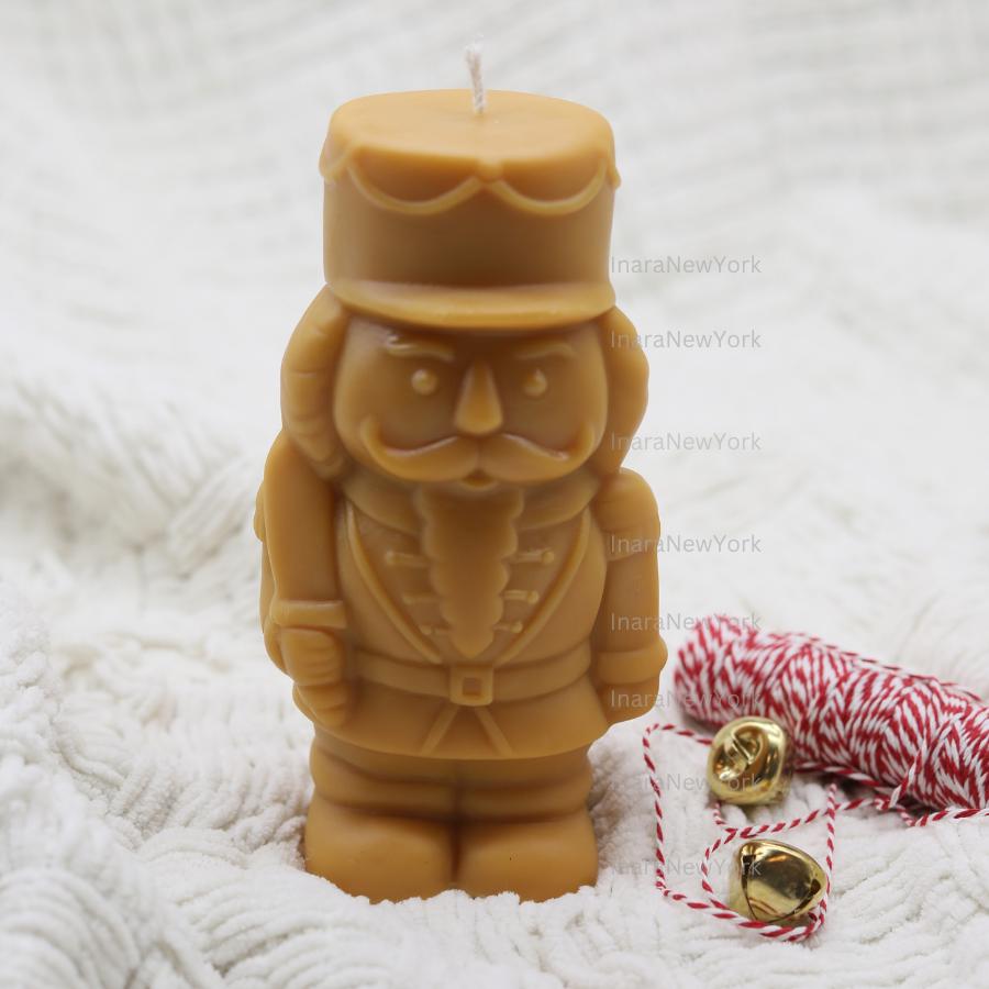large Nutcracker Candle for Christmas Decor Gift candle- holidays