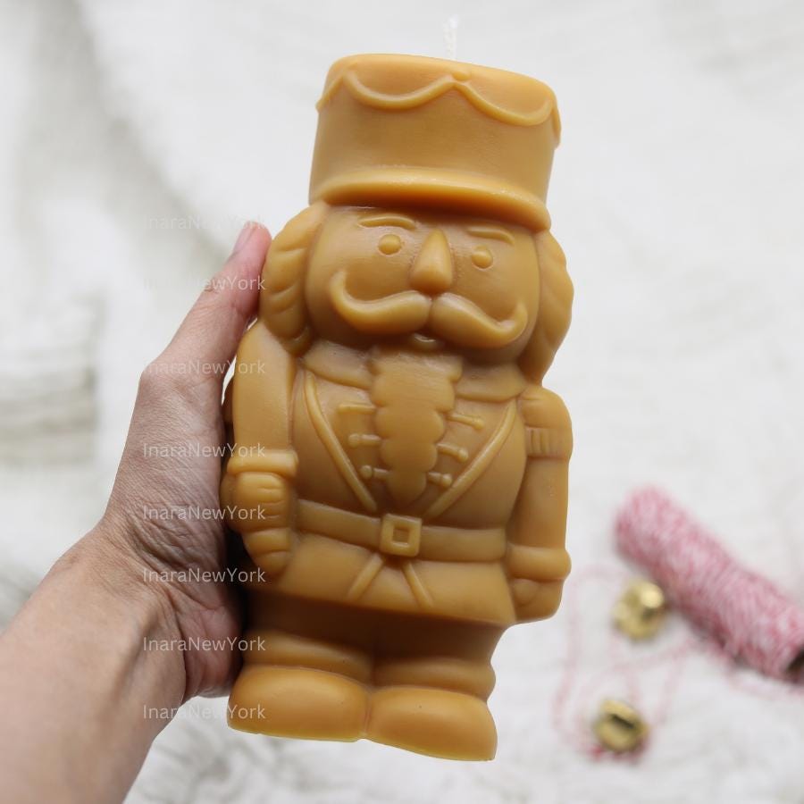 large Nutcracker Candle for Christmas Decor Gift candle- holidays