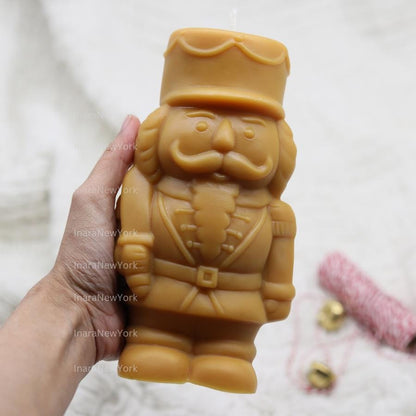 large Nutcracker Candle for Christmas Decor Gift candle- holidays