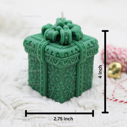 Handmade Christmas Gift Candle - Festive Holiday Decor