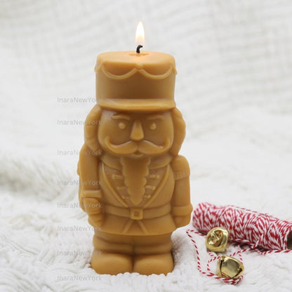 large Nutcracker Candle for Christmas Decor Gift candle- holidays