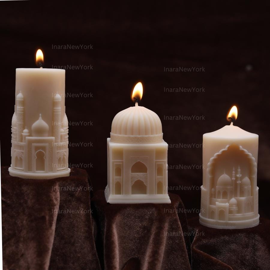 Eid Lantern Soy Candle: Handmade Ramadan Decor