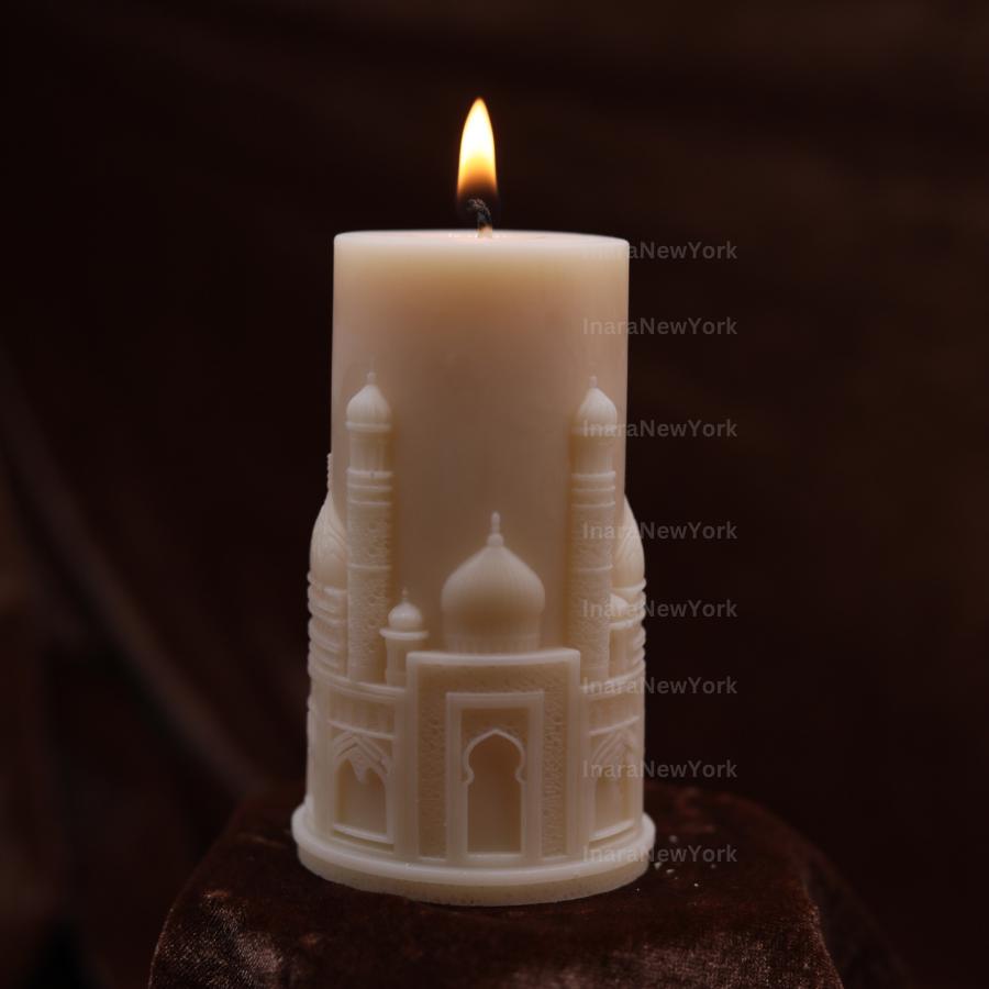 Eid Candle: Handmade Soy Wax Ramadan Decor
