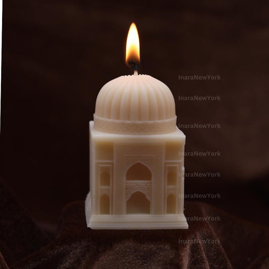 Eid mosque Candle: Handmade Soy Wax Ramadan Decor