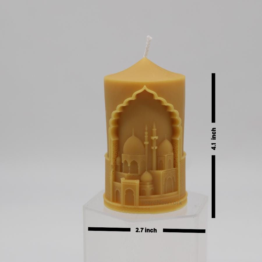 Ramadan Eid Candle: Handmade Soy Wax Ramadan Decor