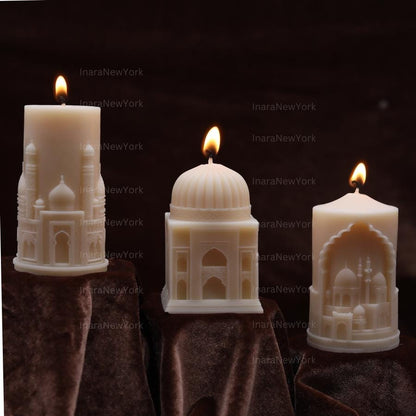 Eid Candle: Handmade Soy Wax Ramadan Decor