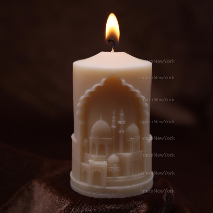 Ramadan Eid Candle: Handmade Soy Wax Ramadan Decor