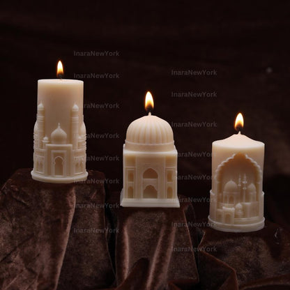 Ramadan Eid Candle: Handmade Soy Wax Ramadan Decor