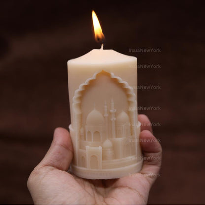 Ramadan Eid Candle: Handmade Soy Wax Ramadan Decor