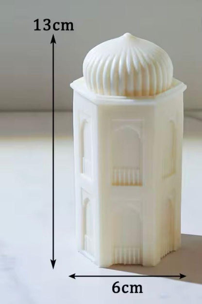 Ramadan Eid Lantern mosque Soy Candle: Handmade Ramazan Decor
