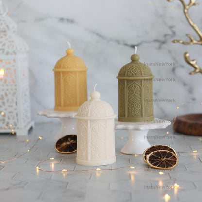 Ramadan lantern decor Candle Candle: Handmade Soy Wax Eid